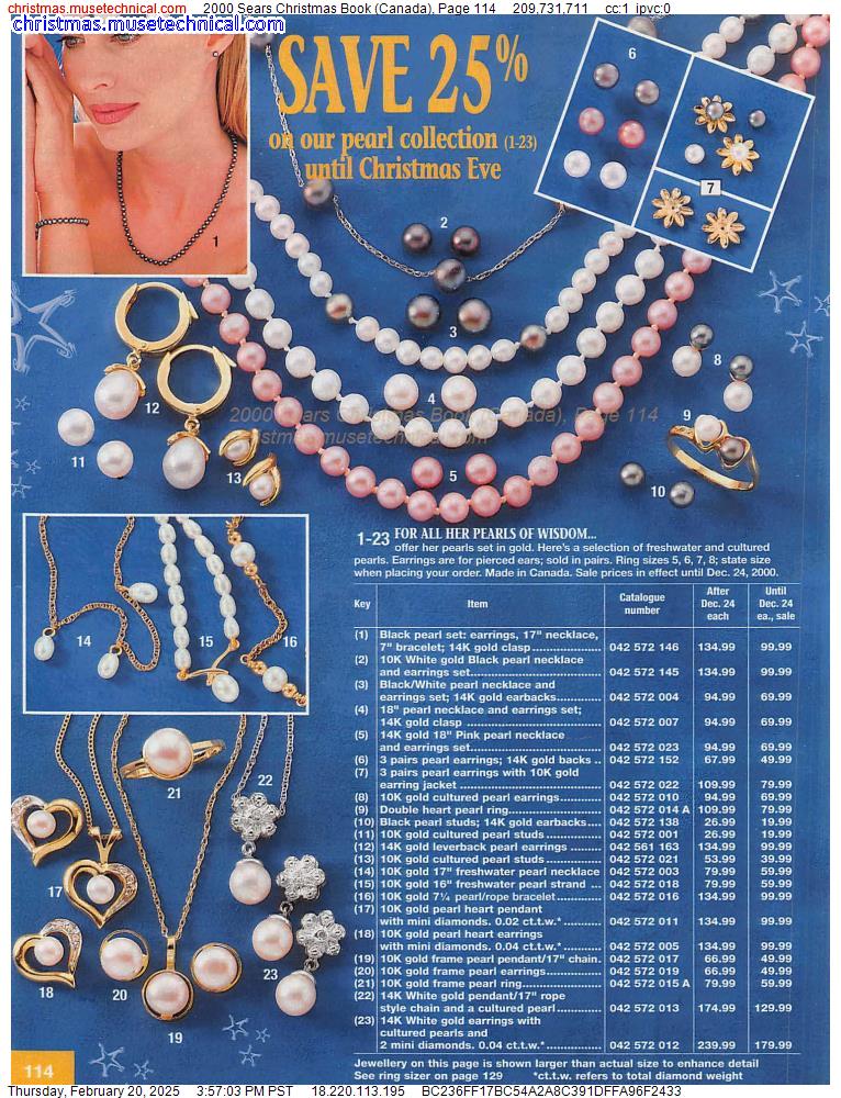 2000 Sears Christmas Book (Canada), Page 114