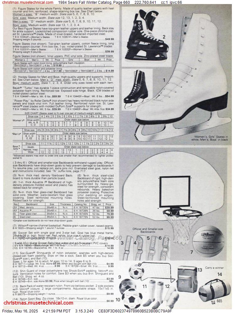 1984 Sears Fall Winter Catalog, Page 660