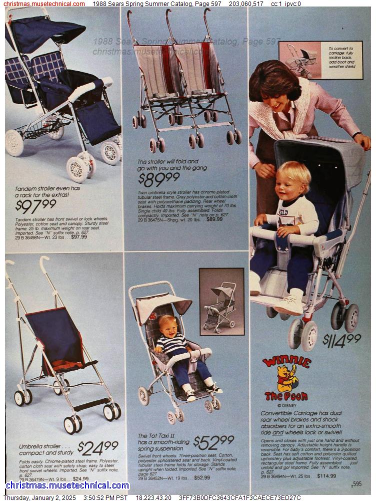 1988 Sears Spring Summer Catalog, Page 597