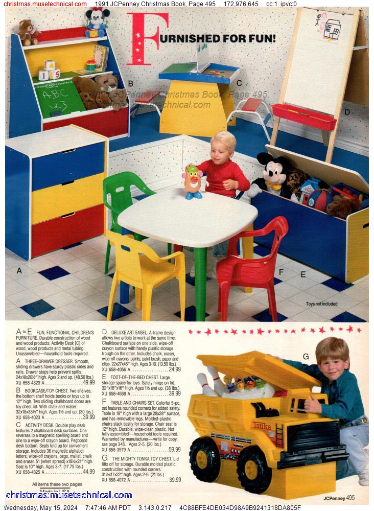 1991 JCPenney Christmas Book, Page 495