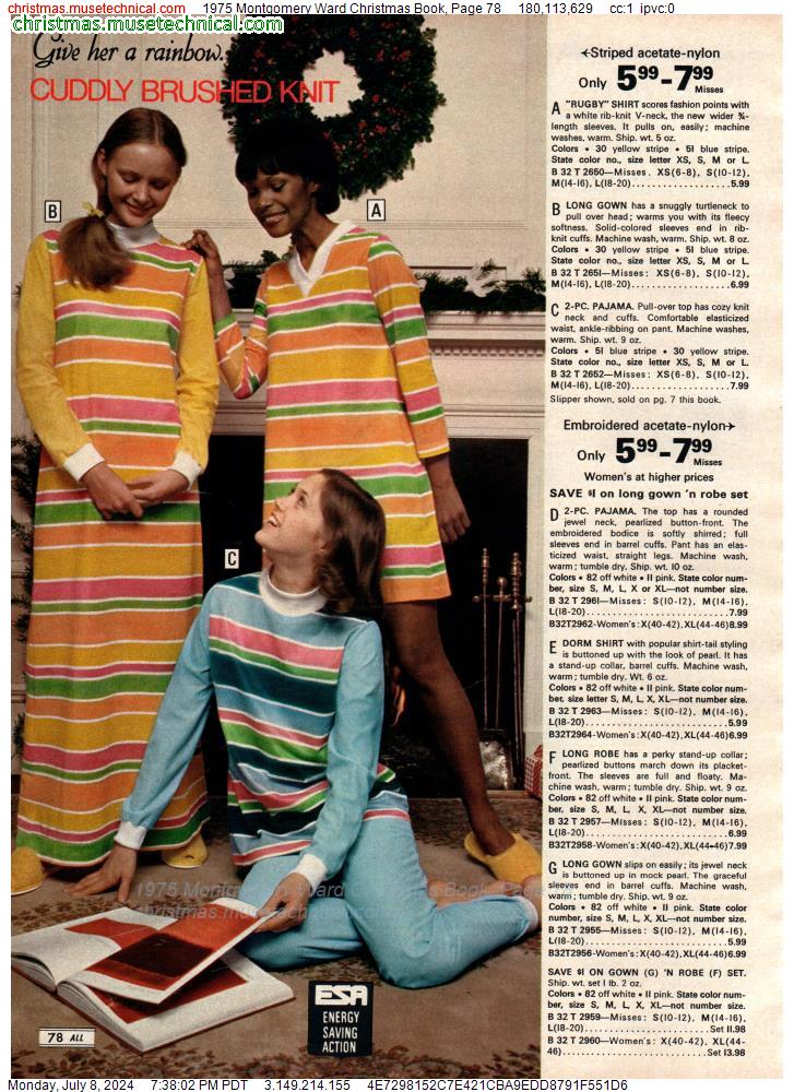 1975 Montgomery Ward Christmas Book, Page 78
