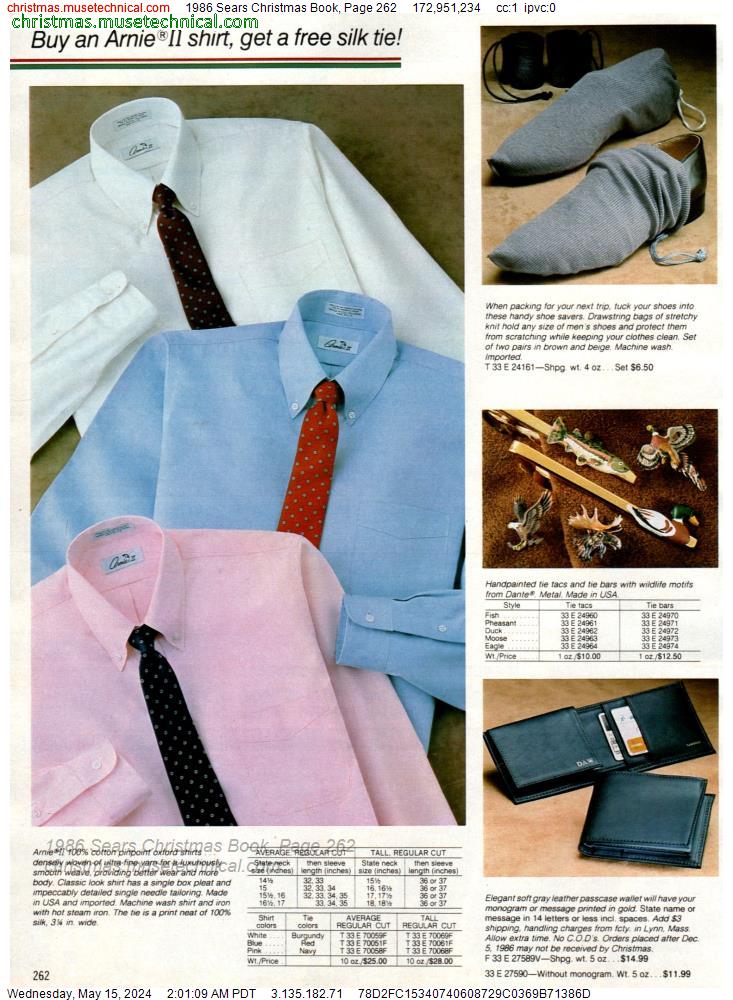 1986 Sears Christmas Book, Page 262