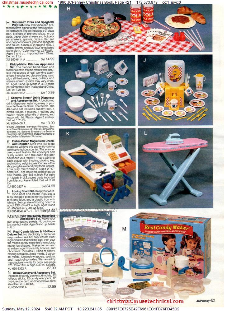 1990 JCPenney Christmas Book, Page 421