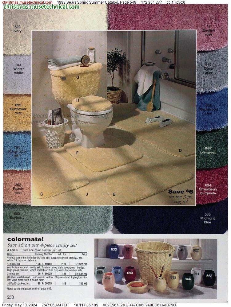 1993 Sears Spring Summer Catalog, Page 549