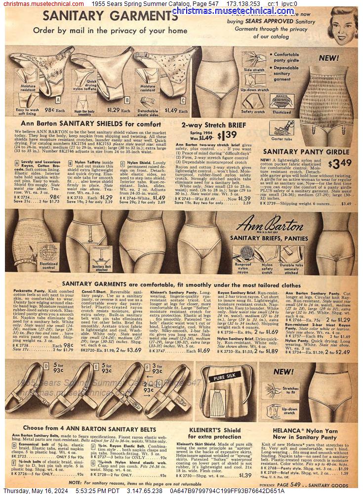 1955 Sears Spring Summer Catalog, Page 547