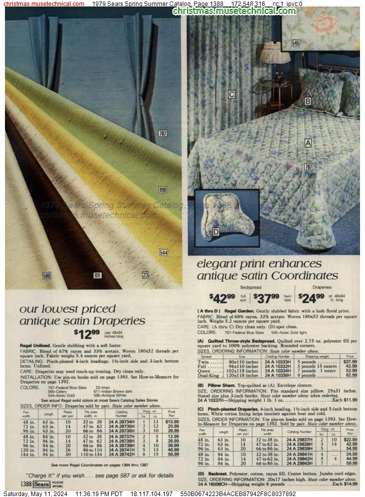 1979 Sears Spring Summer Catalog, Page 1388