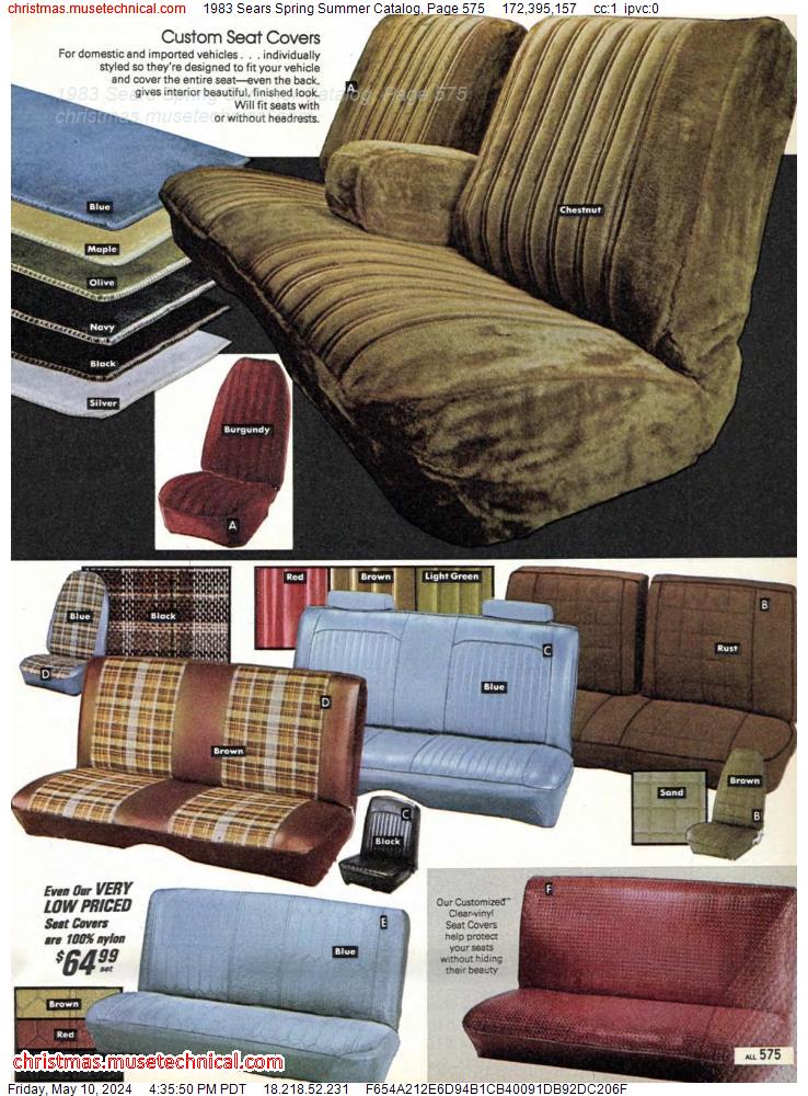 1983 Sears Spring Summer Catalog, Page 575