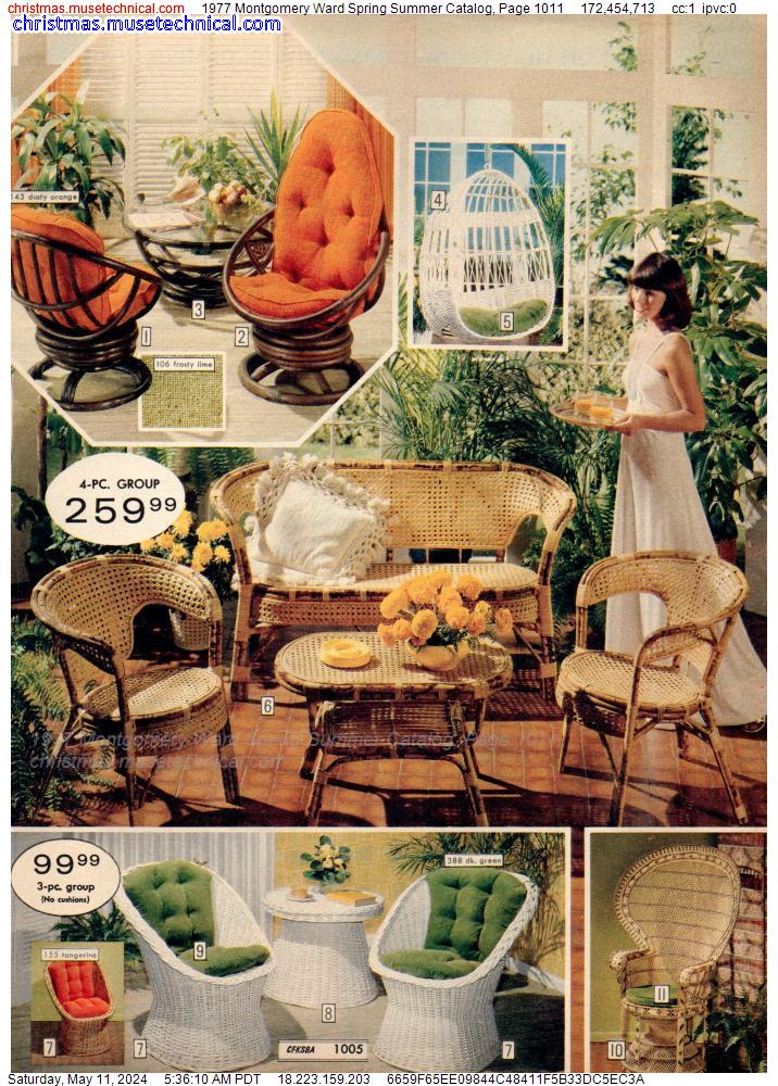1977 Montgomery Ward Spring Summer Catalog, Page 1011