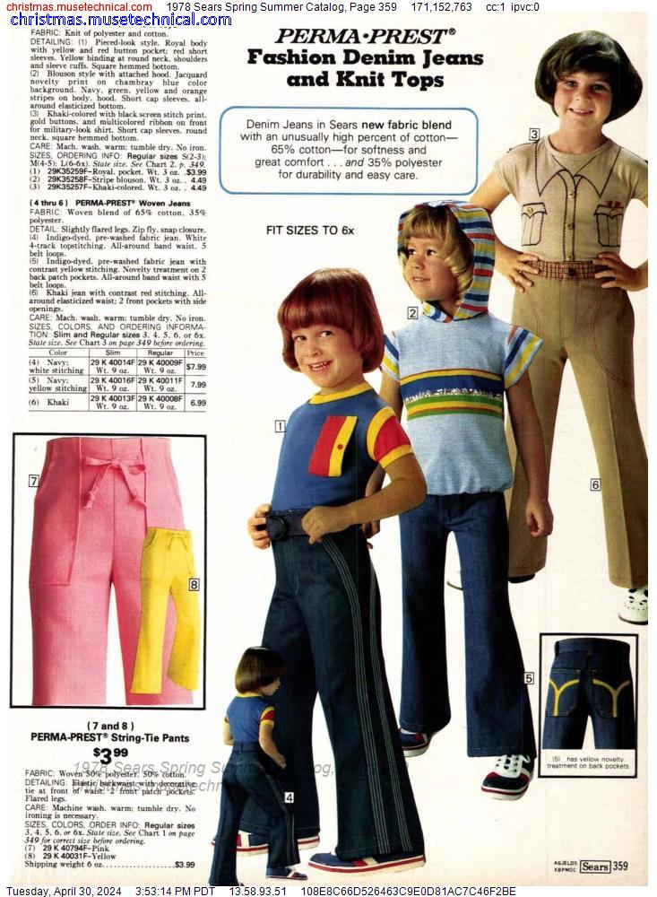 1978 Sears Spring Summer Catalog, Page 359