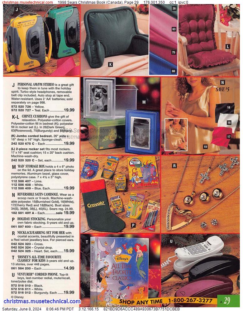 1998 Sears Christmas Book (Canada), Page 29