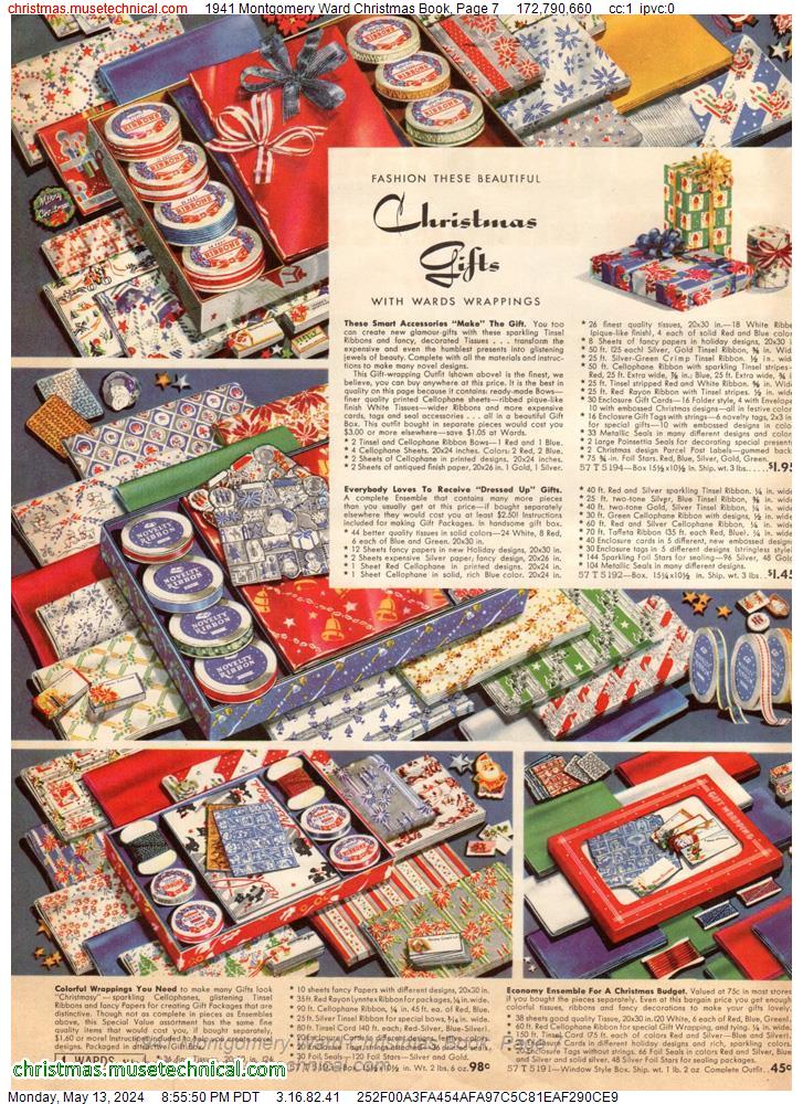 1941 Montgomery Ward Christmas Book, Page 7