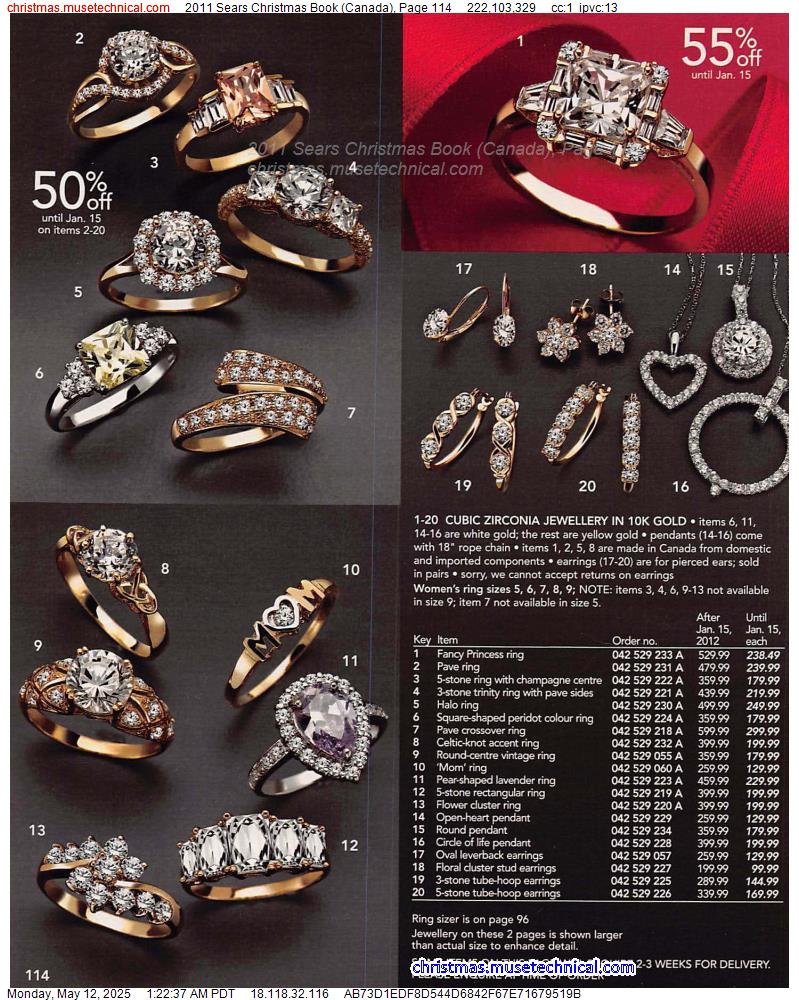 2011 Sears Christmas Book (Canada), Page 114