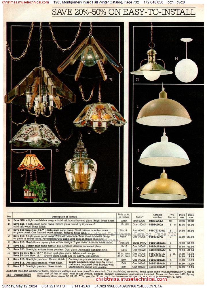 1985 Montgomery Ward Fall Winter Catalog, Page 732