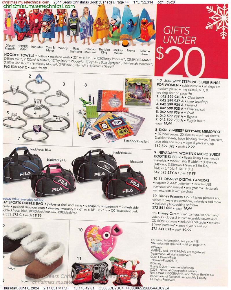 2011 Sears Christmas Book (Canada), Page 44