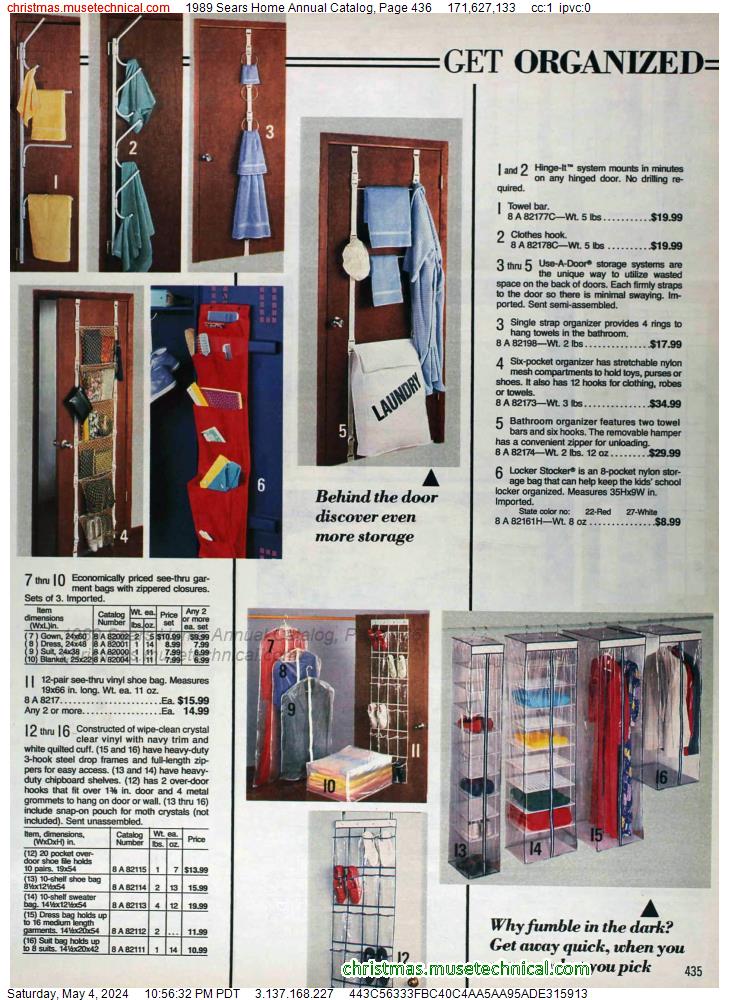 1989 Sears Home Annual Catalog, Page 436