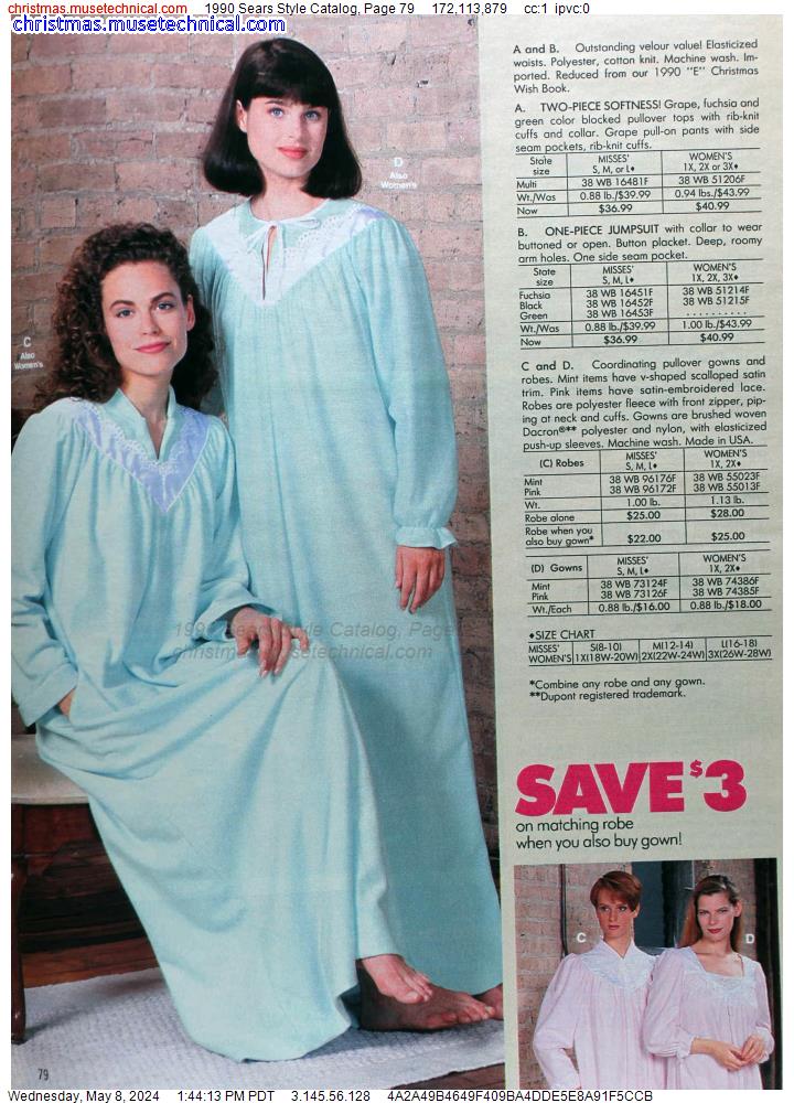 1990 Sears Style Catalog, Page 79