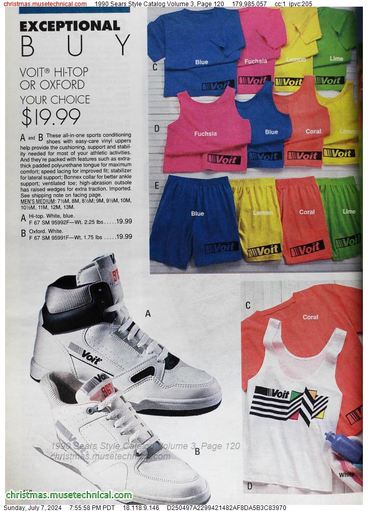 1990 Sears Style Catalog Volume 3, Page 120