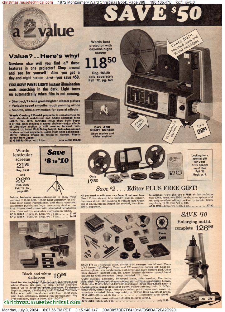 1972 Montgomery Ward Christmas Book, Page 399
