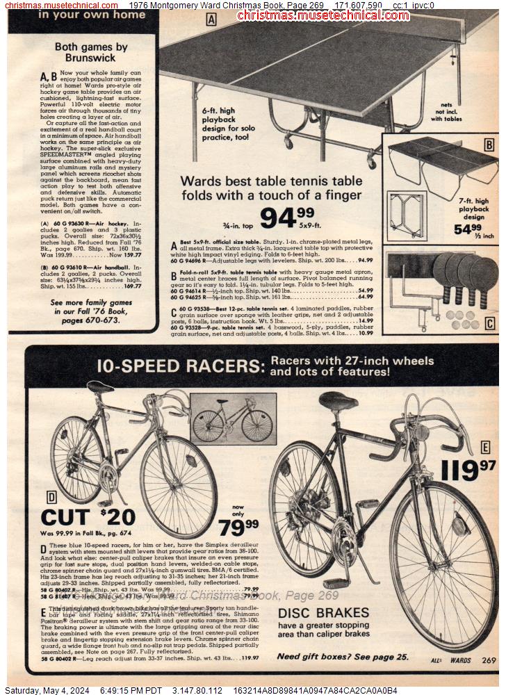 1976 Montgomery Ward Christmas Book, Page 269