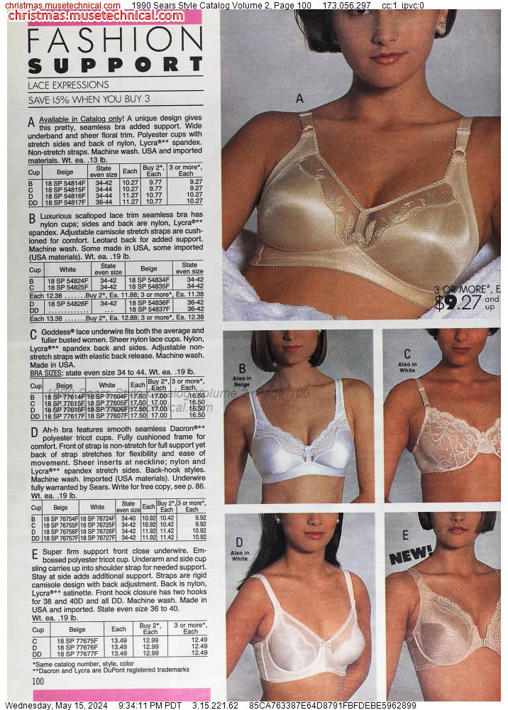 1990 Sears Style Catalog Volume 2, Page 100