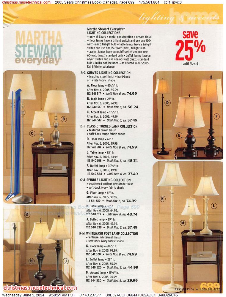 2005 Sears Christmas Book (Canada), Page 699