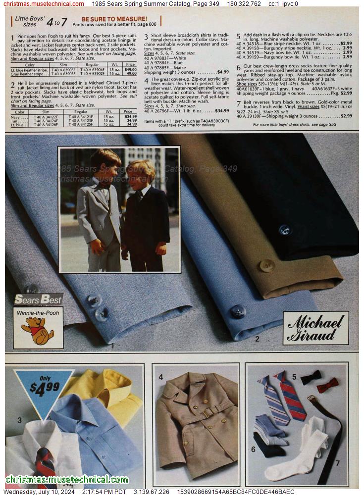 1985 Sears Spring Summer Catalog, Page 349