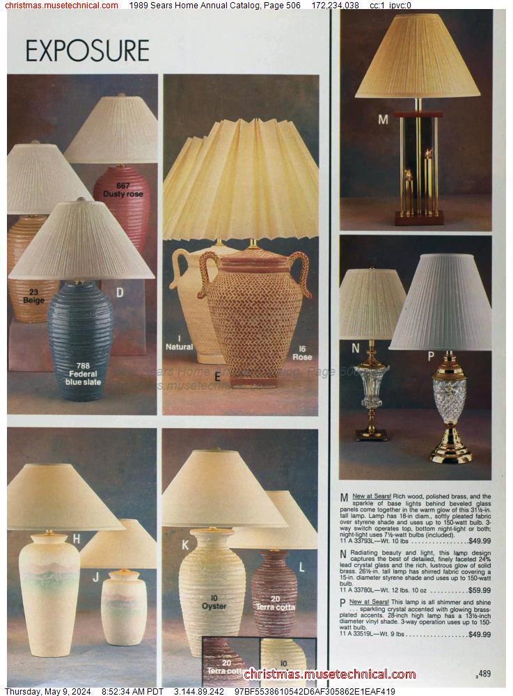 1989 Sears Home Annual Catalog, Page 506