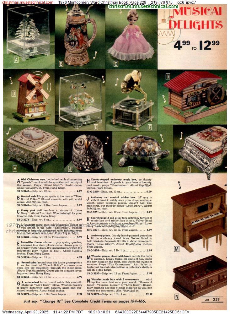 1976 Montgomery Ward Christmas Book, Page 229