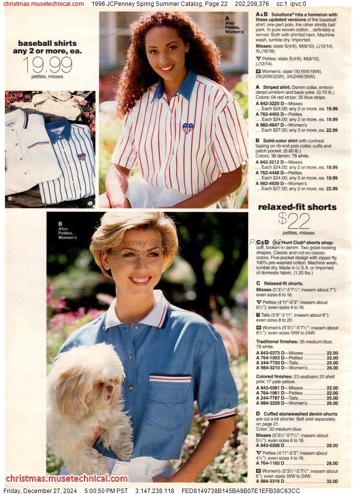 1996 JCPenney Spring Summer Catalog, Page 22