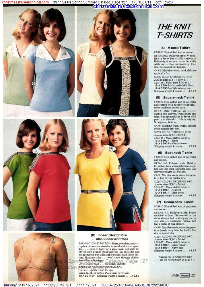 1977 Sears Spring Summer Catalog, Page 127