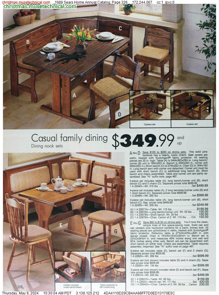 1989 Sears Home Annual Catalog, Page 326