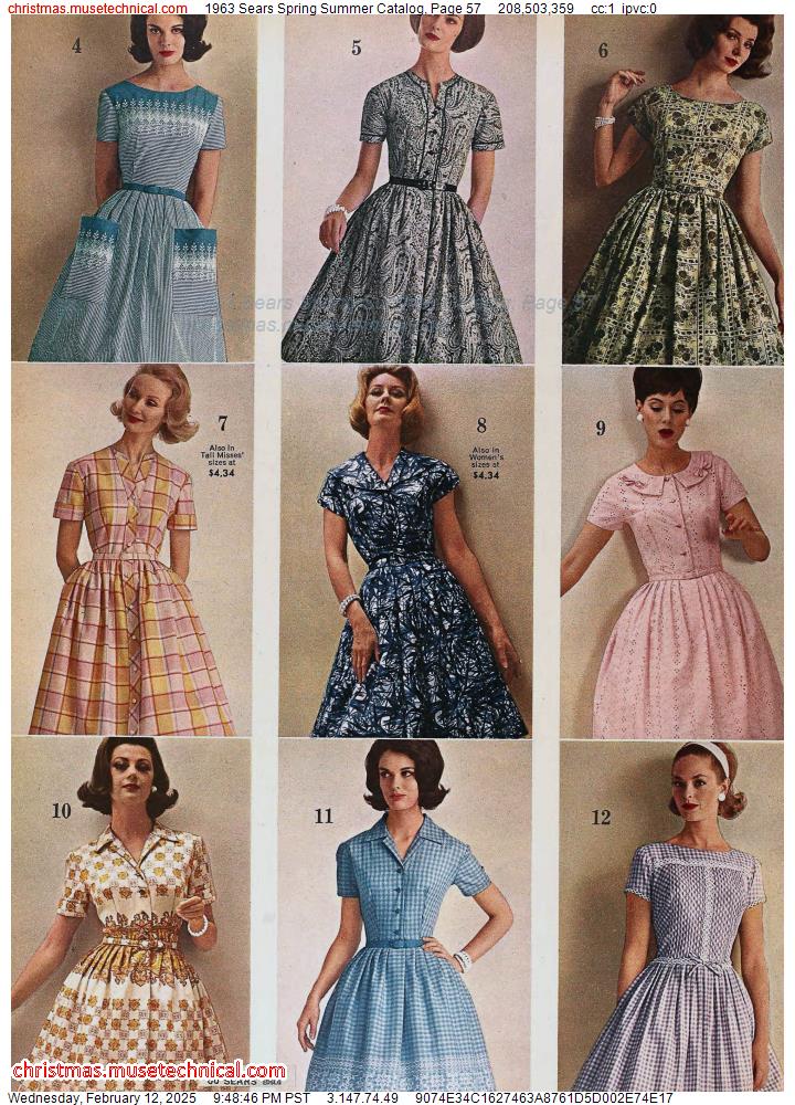 1963 Sears Spring Summer Catalog, Page 57