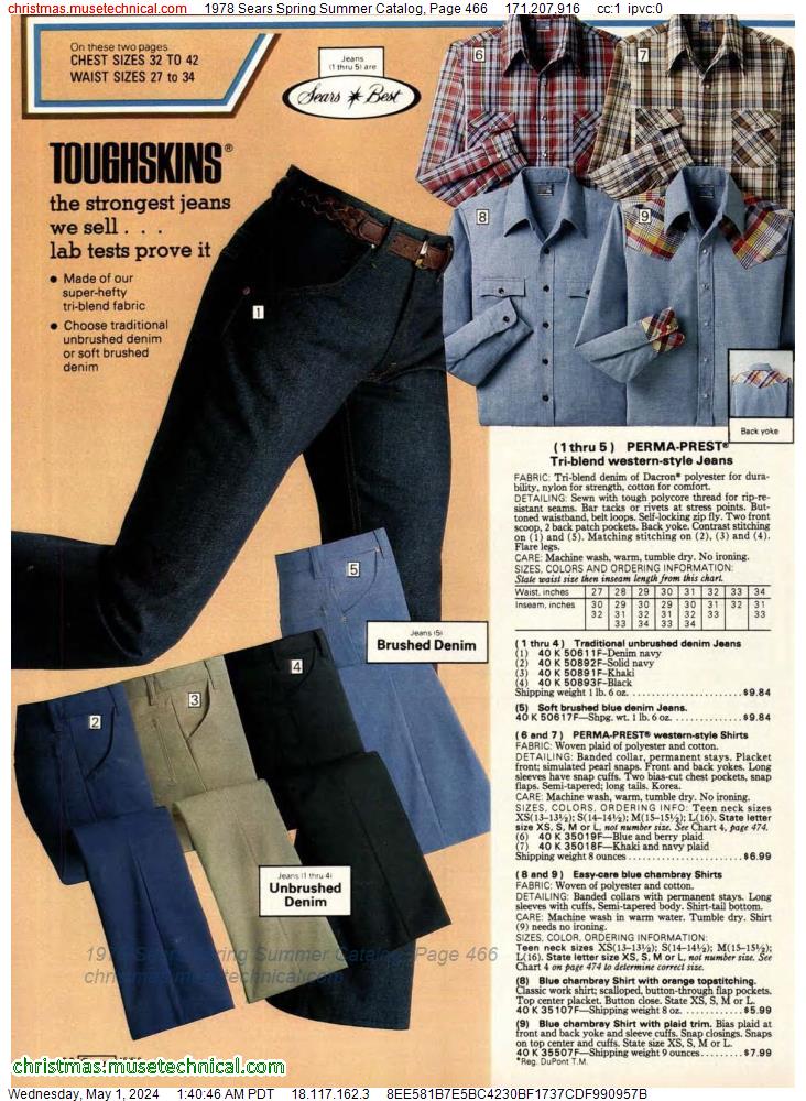 1978 Sears Spring Summer Catalog, Page 466