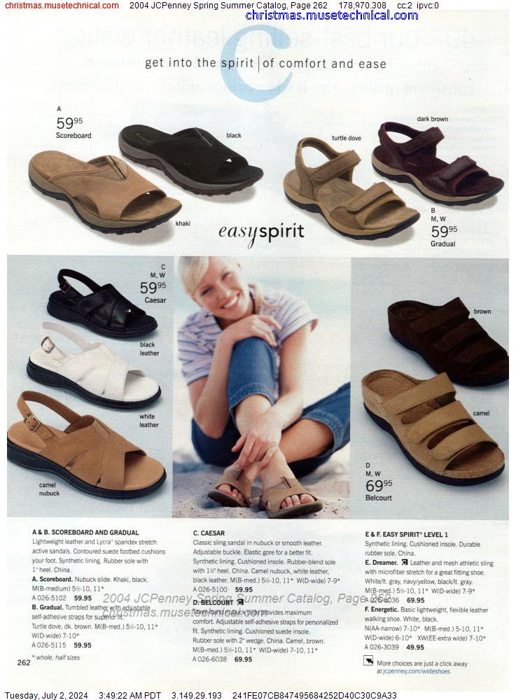 2004 JCPenney Spring Summer Catalog, Page 262
