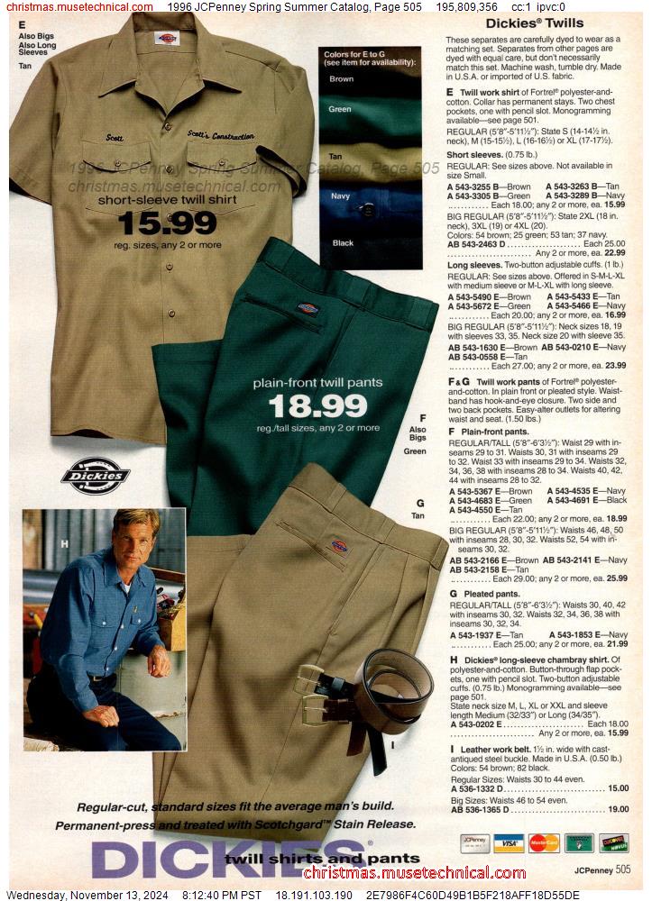 1996 JCPenney Spring Summer Catalog, Page 505