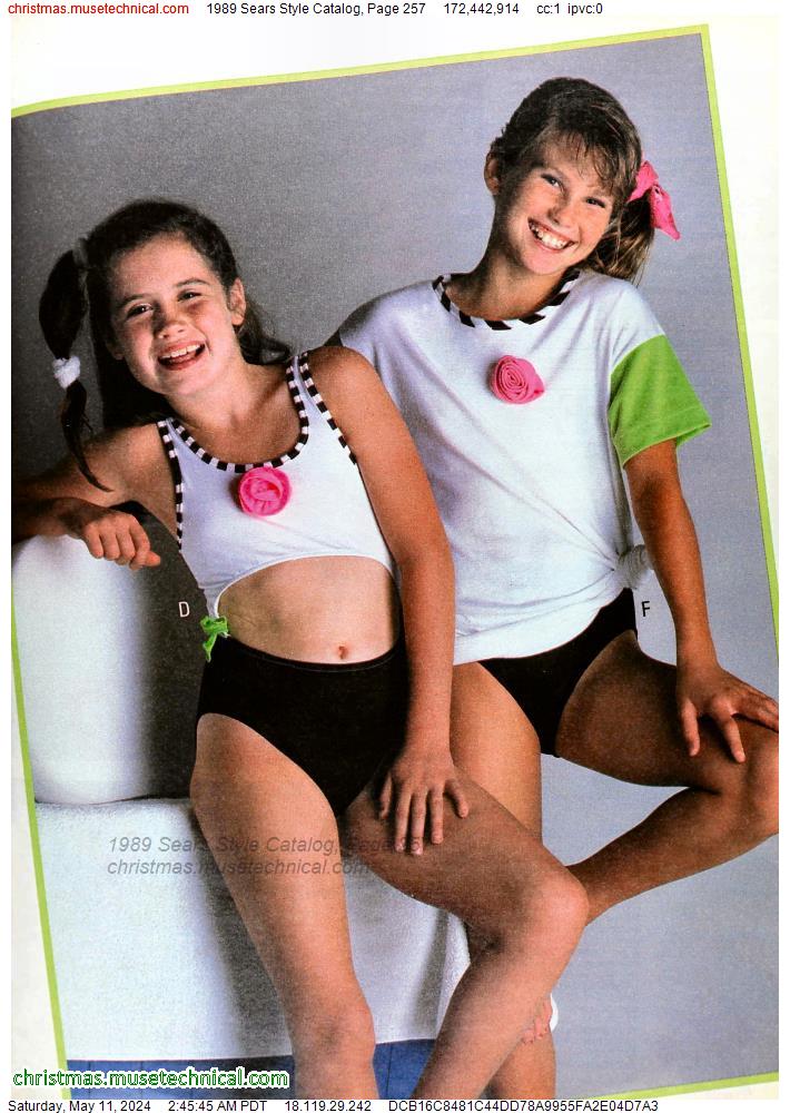 1989 Sears Style Catalog, Page 257