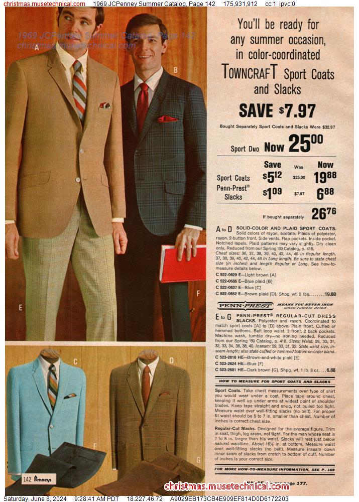1969 JCPenney Summer Catalog, Page 142