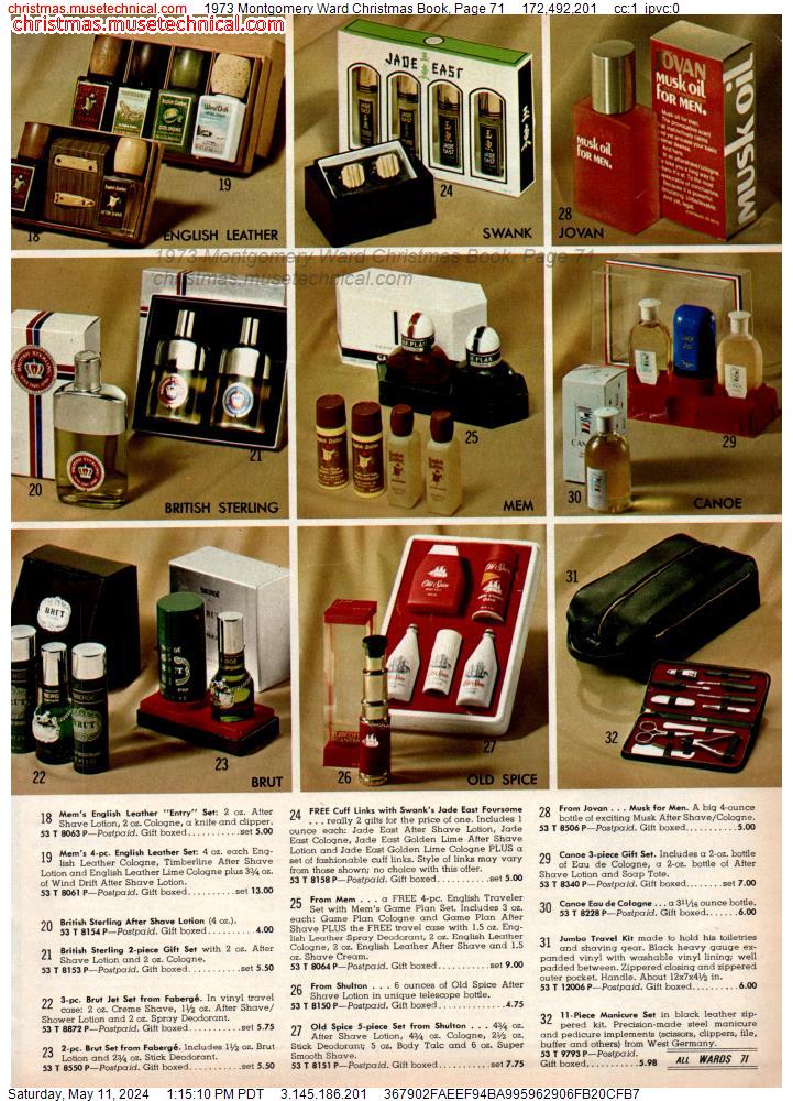 1973 Montgomery Ward Christmas Book, Page 71