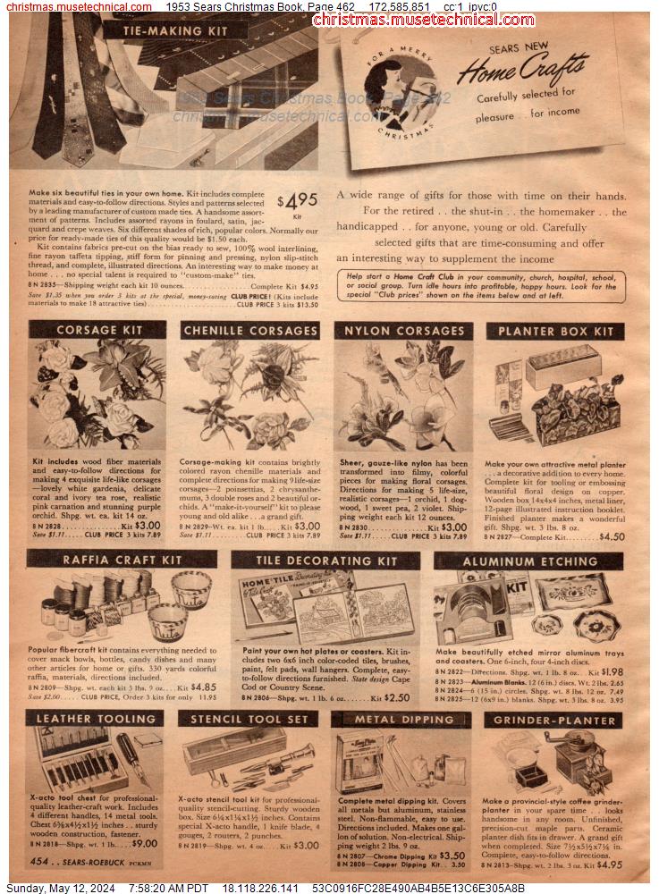 1953 Sears Christmas Book, Page 462