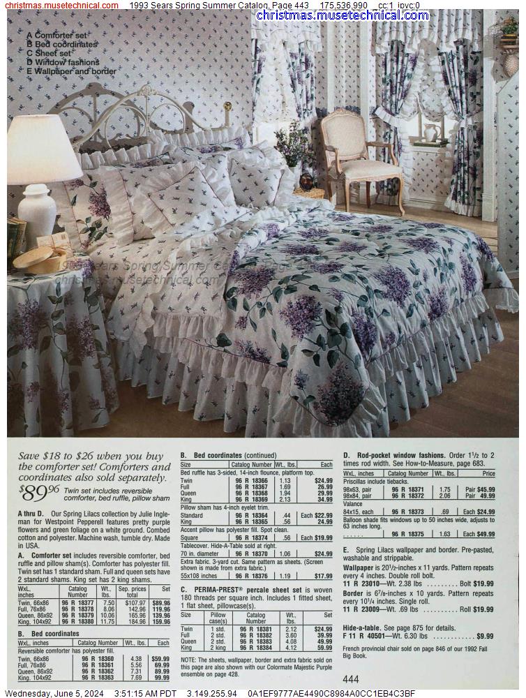 1993 Sears Spring Summer Catalog, Page 443