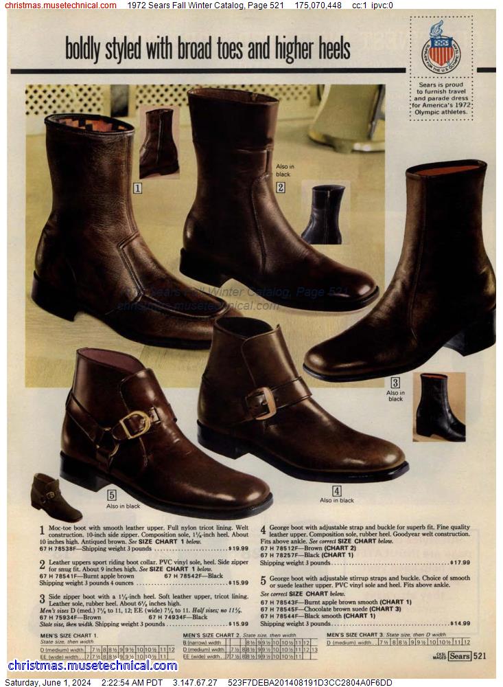 1972 Sears Fall Winter Catalog, Page 521