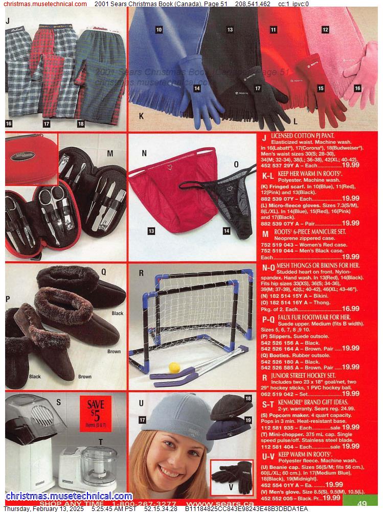 2001 Sears Christmas Book (Canada), Page 51