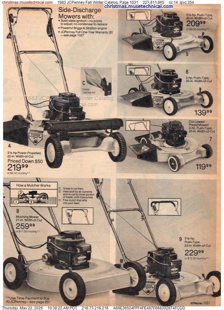 1983 JCPenney Fall Winter Catalog, Page 1031