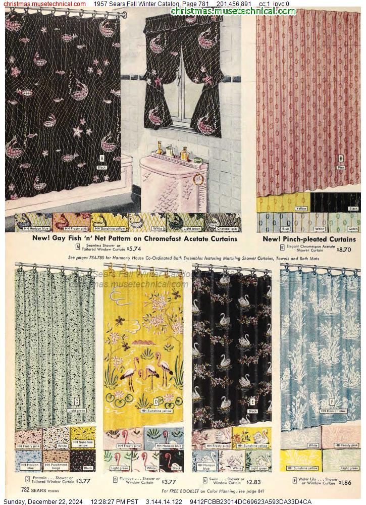 1957 Sears Fall Winter Catalog, Page 781