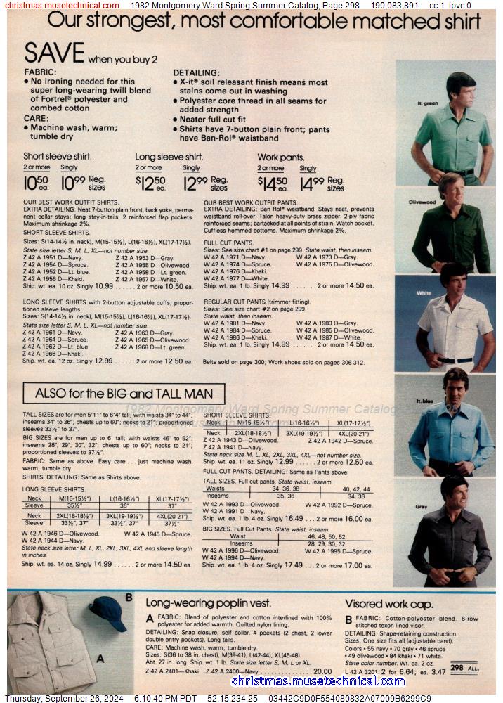 1982 Montgomery Ward Spring Summer Catalog, Page 298