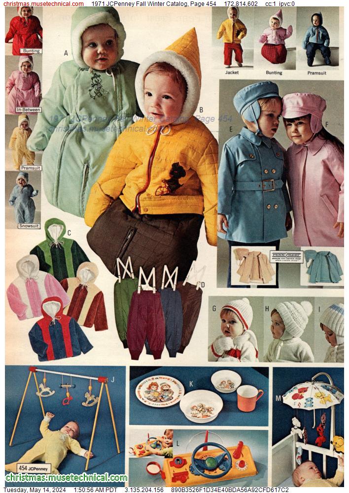 1971 JCPenney Fall Winter Catalog, Page 454
