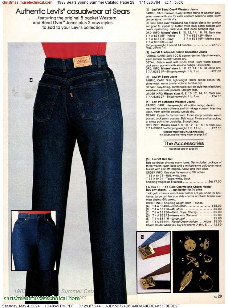 1983 Sears Spring Summer Catalog, Page 29