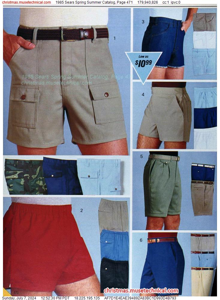 1985 Sears Spring Summer Catalog, Page 471