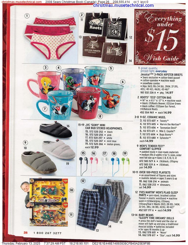 2008 Sears Christmas Book (Canada), Page 26