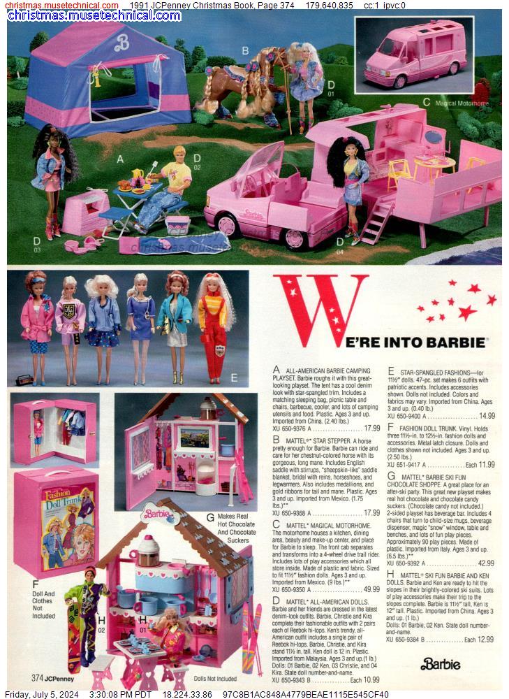 1991 JCPenney Christmas Book, Page 374